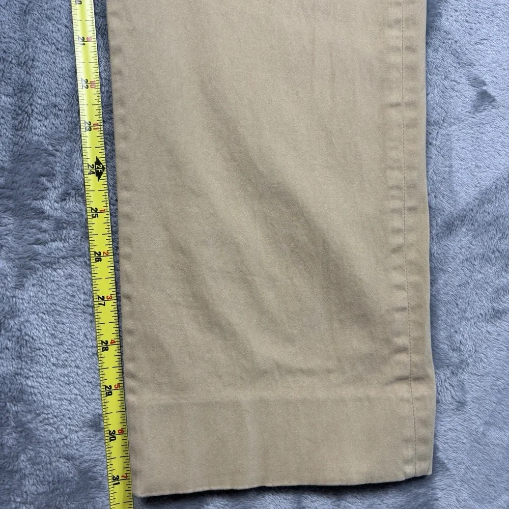 Zanella Parker Pants Men's 36x32 Khaki Made in Italy Cotton Stretch Flat Front*